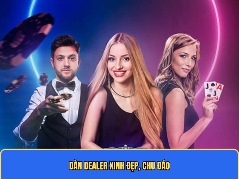 Dàn Dealer xinh đẹp, chu đáo tại KU Casino